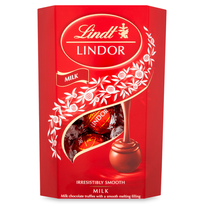 Lindt Lindor Milk Chocolate Truffles Box 200g